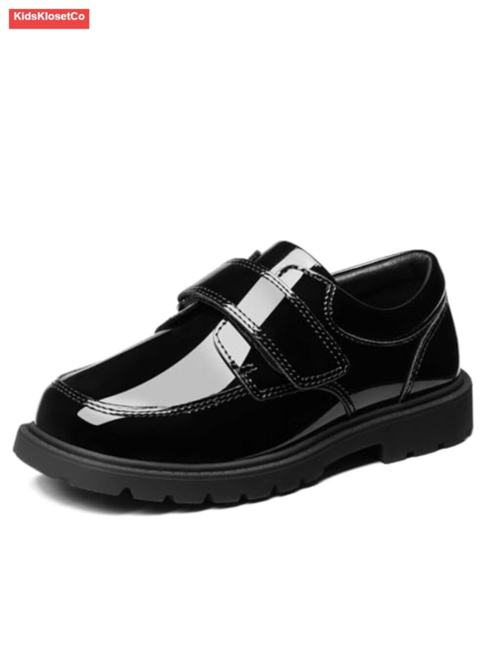 Boys Girls Comfortable Dress Shoes Kids Moc Wide Toe Casual Loafers